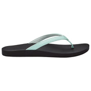 OluKai Puawe Beach Sandals for Ladies - Sea Glass/Black - 6M