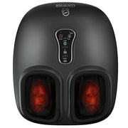 Comfier CF-52WM12-CA Shiatsu Foot Massager with Heat and Deep Kneading for Feet up to Size 13, Black