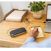 Poly Sync 10 USB Speakerphone, Portable Dual-Mic with Noise Reduction, Full-Duplex Audio, Touch Controls, Microsoft Teams Certified, USB-A and USB-C Connectivity, Black, 219656-01