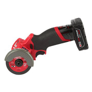 Milwaukee 2522-21XC M12 FUEL 12-Volt Lithium-Ion Brushless Cordless 3 in. Cut Off Saw Kit W/ (1) 4.0Ah Battery, Charger and Bag
