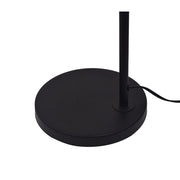 Mainstays AF53641 Black Metal Floor Lamp with Natural Rope Shade, 59