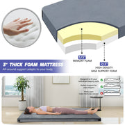 Teler CertiPUR-US Memory Foam Camping Mattress 2 Person, 80x38x3