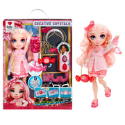 Rainbow High Creative Crystals Bella Pink 11in Fashion Doll with Crystal Accessory Make It Kit, DIY Resin Crafts, 522904
