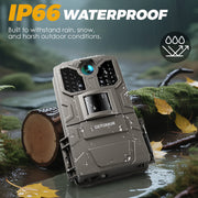 CocoBear Trail Camera, 36MP Photos, 2K HD Video with Audio, 850nm IR Night Vision, Motion Detection, 2-Inch LCD Display, 130 Wide Angle Lens, IP66 Waterproof, Camouflage, HC520