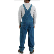 Carhartt 104672-DST Loose-Fit Denim Bib Overalls for Men, Darkstone, 42x34
