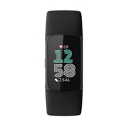 Fitbit GA05183WHTBJ Charge 6 Health & Fitness Tracker Bundle with Bonus Band - Black