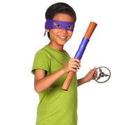 Teenage Mutant Ninja Turtles Donatello Spin Attack Role Play Set with Bo Staff, Purple Mask, Ninja Stars, 84267
