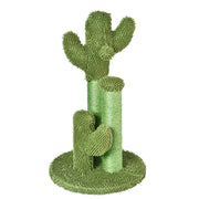 Vibrant Life Cactus Cat Scractching Post with Toy Ball, Green - Easy to assemble