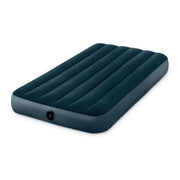 Intex Dura-Beam Downy Air Mattress, Full Size, 10in Bed Height, Fiber-Tech Construction, 600lb Capacity, Green, 64758E