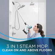 Bissell 2075A Bissell PowerFresh Slim Hard Wood Floor Steam Cleaner System, Steam Mop, Handheld Steamer and Scrubbing Tools, and Clothing Steamer Tool