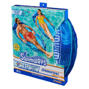 Swimways Elite Hammock Float Inflatable Pool Toy with Cooling Mesh and Oversized Pillow, Blue Multicolor, 20145715