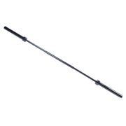 Cap Barbell 7' Thread Lock Olympic Weightlifting Straight Bar, Solid Steel, Black Oxide, Knurled Grip, Fits 2-Inch Plates, 300 lbs Capacity