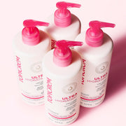 Topicrem Ultra Moisturizing Body Milk, 500ml, Rose Scent, Hydrating Body Lotion for Dry Sensitive Skin