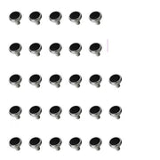 Better Homes & Gardens 28 Pack Matte Black & Satin Nickel Cabinet Knobs