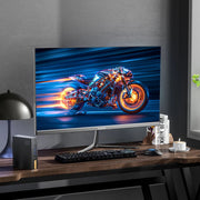 Gawfolk 24.5 Inch Gaming Monitor, 300Hz Refresh Rate, FHD 1080P, VA Panel, Built-in Speakers, DP HDMI Ports, 75x75mm VESA Mount, Black