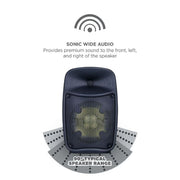 ION Audio IPA156 Pro Glow Express High-power Bluetooth-enabled Speaker System, Black