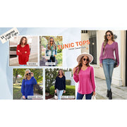 Fantaslook Long Sleeve Shirts for Women, 1 White Pink Floral