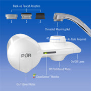 PUR PFM150W White Basic Faucet Mount Water Filtration System