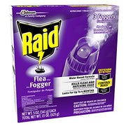 Raid 643413 Plus 3 Foggers Flea Killer