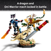 LEGO Ninjago Battle at the Dragon's Blade Building Toy, 1016 Pieces, Multicolor, 71871