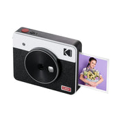 Kodak C300RW 10MP Mini Shot 3 Retro 4PASS 2-in-1 Instant Camera and Photo Printer (3x3 inches) + 8 Sheets, White