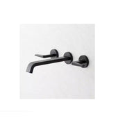Signature Hardware 483899 Lexia Single Handle Wall Mounted Bathroom Faucet, Matte Black