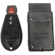 Dorman Keyless Entry Remote 3-Button Replacement for Chrysler Dodge Ram Vehicles, Black, 99360