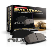 PowerStop Rear Z17 Evolution Ceramic Brake Pads with Hardware, Low Dust, Noise Free, Fits Ford Fusion 2006-2012, Lincoln MKZ 2007-2012, Mazda 6 2006-2013, 17-1161