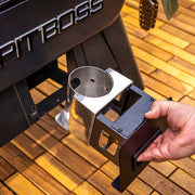 Pit Boss Navigator 6-Series Vertical Pellet Smoker, 2,224 Sq. In. Cooking Space, Wi-Fi and Bluetooth Enabled, Stainless Steel, Black, 11115