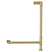Signature Hardware SH439084PB Extended Pop-Up Tub Drain - Swivel Head - Standard Overflow - 4-1/4