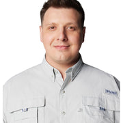 Columbia Bahama Short-Sleeve Shirt - Cool Grey - M