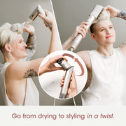 SharkNinja FlexStyle Air Styling & Drying System, Multi-Styler with 1.25-In Auto-Wrap Curlers, Oval Brush, Paddle Brush, Concentrator Nozzle, Advanced Temperature Regulation, Black