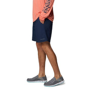 Columbia PFG Backcast IV Water Athletic Shorts, Omni-Shade UPF 50+, Quick-Dry Nylon, Collegiate Navy, X-Large, 8 Inseam, 209473
