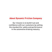Dynamic Friction Company 5000 Advanced Ceramic Rear Brake Pads, Rear Set, Fits 1991-1993 Nissan NX, 1991-1994 Nissan Sentra, 1551-0511-00