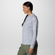 Columbia PFG Uncharted Long-Sleeve Hoodie for Ladies - Nimbus Grey Swamplands - XS