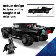 LEGO DC Batman The Batman Batmobile Building Toy, 330 Pieces, Includes Batman Minifigure with Fabric Cape and 20th Anniversary Golden Coin, Ages 9+, 6588654