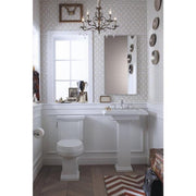 KOHLER K-2767-0 Tresham Bathroom Sink Pedestal, White