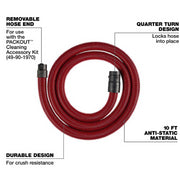 Milwaukee 49-90-1973 10 Ft. Dust Accessory Hose