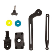 Scotty Kayak SUP Transducer Mounting Arm, Telescoping 11.5-18 in, 360 Swivel, Composite Material, Black, Medium SCT-0141