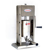 Hakka Brothers SV-3 7 Lb/3 L Sausage Stuffer 2 Speed Stainless Steel Vertical 5-7 Lb Sausage Maker