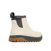 Columbia Women's Snowtrot Slush Chelsea Boots, Water-Resistant Vulcanized Rubber, Adapt Trax Outsole, Sea Salt/Shark, Size 9, 214454