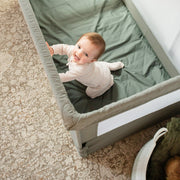 Baby Delight BD06470 Lunaire Full Size Mesh Crib & Playard, Organic Sage