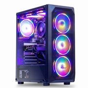 MXZ Gaming Desktop Computer, AMD Ryzen 5 5500, NVIDIA RTX4060 Graphics, 16GB DDR4 3200 RAM, 1TB NVME SSD, Six RGB Fans, Wi-Fi, Windows 11 Pro Ready, MXZ011