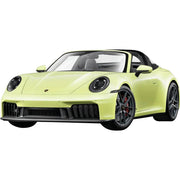 Maisto Porsche 911 Targa 4 GTS 992.2 Diecast Model Car, Yellow with Black Top, 1:18 Scale, 31470YL