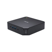 ASUS Chromebox 4 Mini PC, Intel Celeron 5205U, 4GB DDR4 RAM, 32GB eMMC Storage, Fanless Aluminum Chassis, Dual HDMI, USB-C 3.2 Gen 1, WiFi 6, VESA Mount, Chrome OS, CHROMEBOX4-FC017U