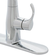 KOHLER K-596-CP Simplice Single-Hole Pull-down Kitchen Faucet, Polished Chrome