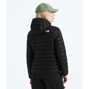 The North Face Women's Classic Down Hooded Jacket, 700 Fill Recycled Down, Water-Repellent, TNF Black, XL, NF0A8D3E