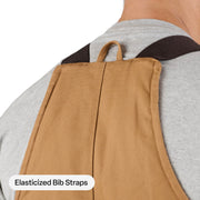 Berne Heritage Insulated Duck Bib Overalls - Bark - XL - Short