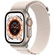 Apple Watch Ultra 49mm Titanium - Starlight Alpine Loop MQEY3VC/A