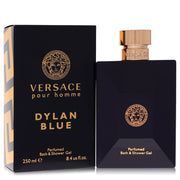 Versace Pour Homme Dylan Blue Bath and Shower Gel, Woody Aromatic Fragrance, 8.4 oz, 721027